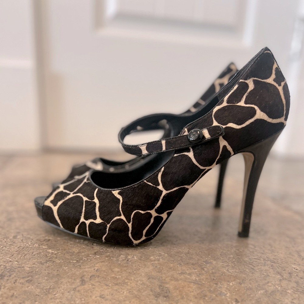 NINE WEST Peep Toe Heels Size 9